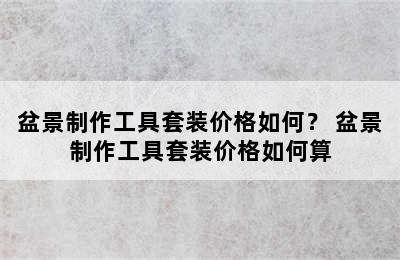 盆景制作工具套装价格如何？ 盆景制作工具套装价格如何算